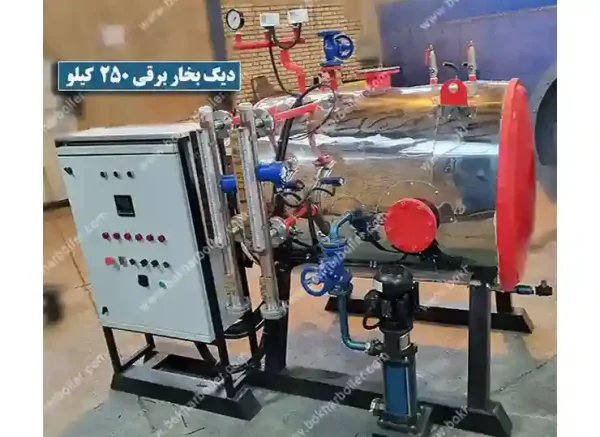 دیگ بخار برقی 250 کیلو بر ساعت