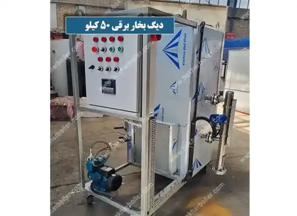 دیگ بخار برقی 50 کیلو بر ساعت