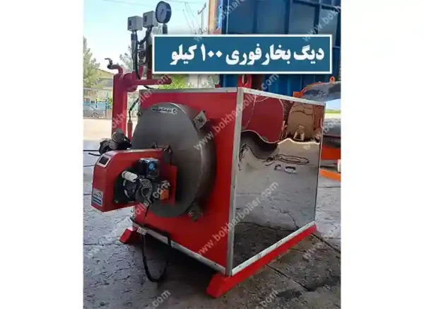 دیگ بخار ژنراتوری 100کیلو